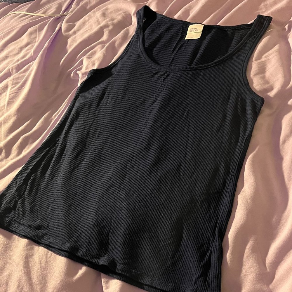 Navy blue tank top